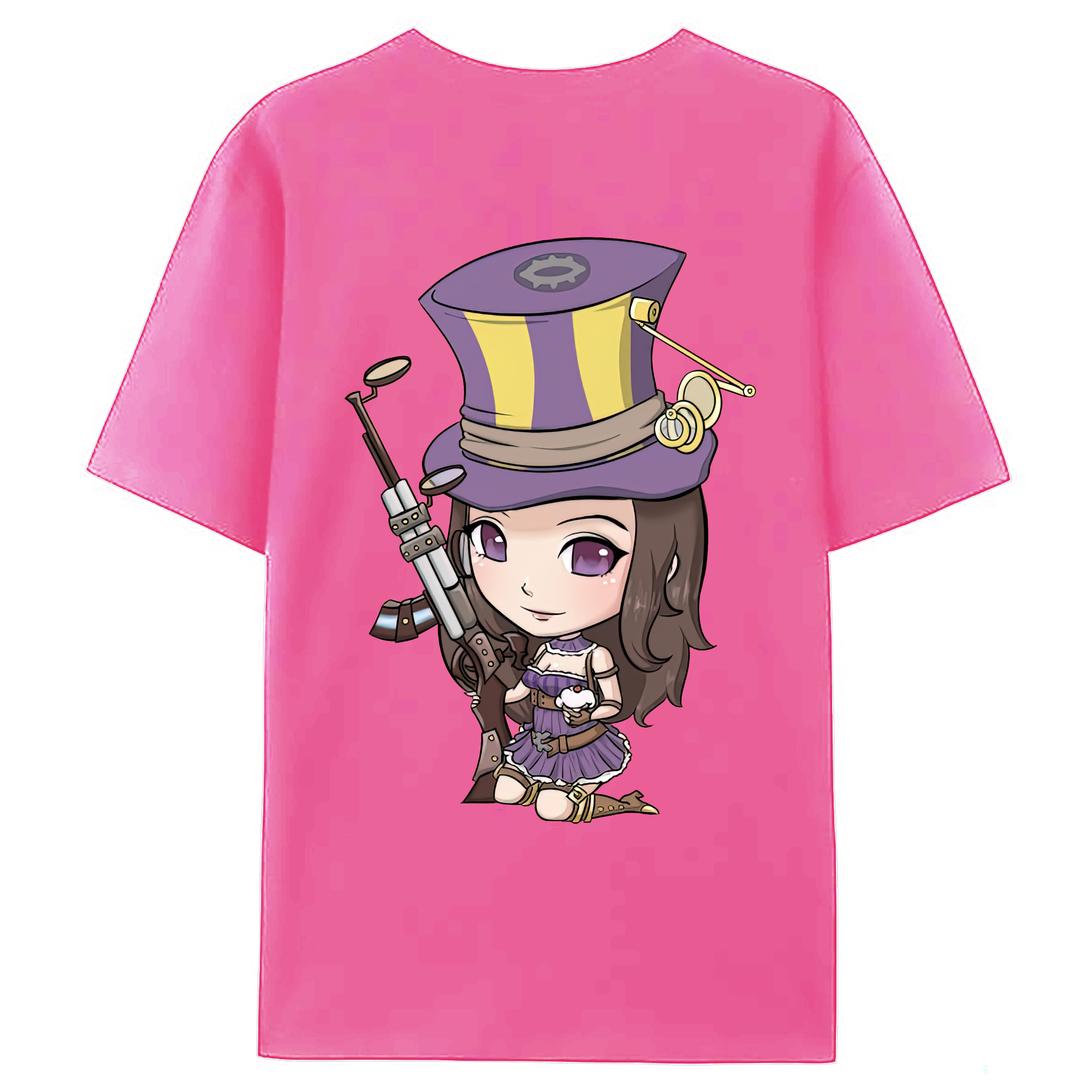 （画像用） リーグ・オブ・レジェンド League of Legends LOL レディース半袖Tシャツ(バックプリント)